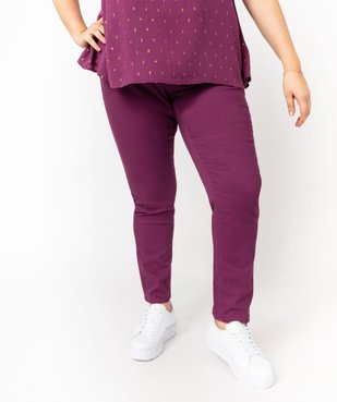 Pantalon coupe Regular femme grande taille vue1 - GEMO (G TAILLE) - GEMO