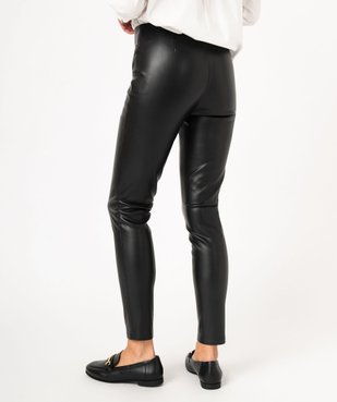 Legging en cuir imitation femme vue3 - GEMO(FEMME PAP) - GEMO