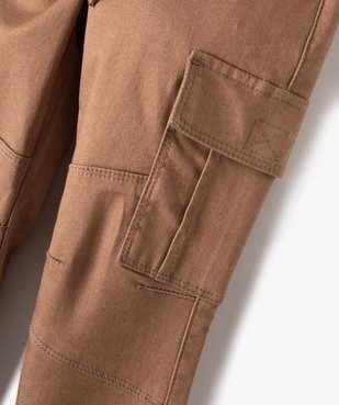 Pantalon cargo résistant garçon vue3 - GEMO (ENFANT) - GEMO