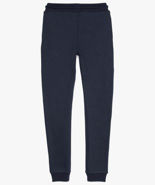 Pantalon de sport garçon bicolore avec taille en bord-côte vue3 - GEMO (JUNIOR) - GEMO