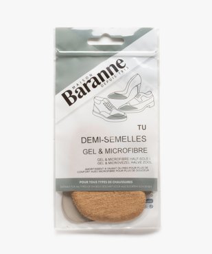 Demi-semelles en gel et microfibre - Baranne vue2 - BARANNE - GEMO