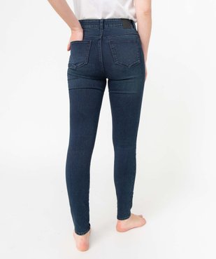 Jean femme coupe skinny taille haute vue3 - GEMO 4G FEMME - GEMO