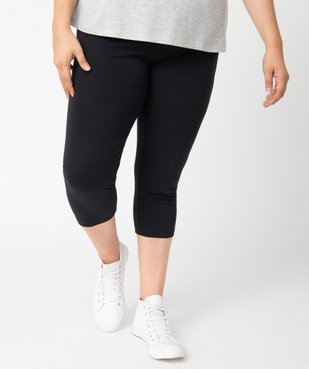 Legging uni longueur 7/8ème femme grande taille vue1 - GEMO 4G GT - GEMO