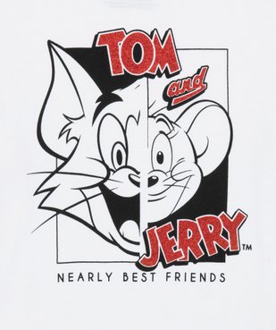 Tee-shirt fille avec motif Tom & Jerry vue2 - TOM ET JERRY - GEMO