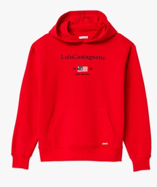 Sweat à capuche avec broderie femme - LuluCastagnette vue5 - LULUCASTAGNETTE - GEMO