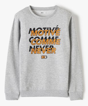 Sweat garçon imprimé intérieur molletonné vue1 - GEMO (ENFANT) - GEMO