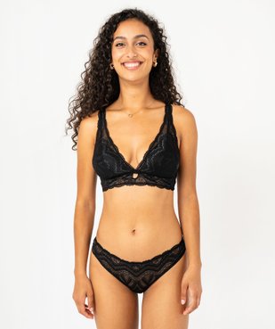 Culotte en dentelle femme vue5 - GEMO(HOMWR FEM) - GEMO