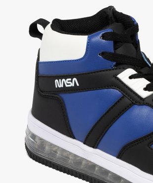 Baskets homme mid-cut à zip avec semelle à bulle d'air plateforme - Nasa vue7 - NASA - GEMO