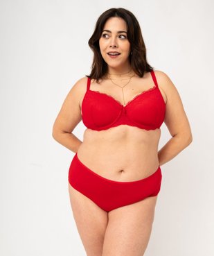 Soutien-gorge grande taille à armatures et coques fines  vue8 - GEMO(HOMWR FEM) - GEMO