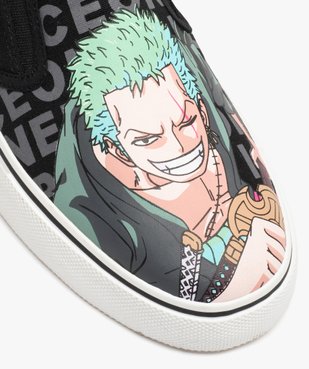 Baskets homme slippers en toile imprimée - One Piece vue6 - ONE PIECE - GEMO