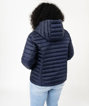 Blouson matelassé à capuche femme grande taille vue3 - GEMO (G TAILLE) - GEMO