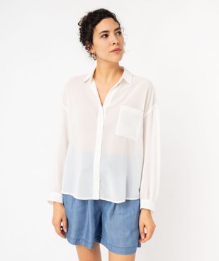 Chemise fluide à manches blousantes femme vue5 - GEMO(FEMME PAP) - GEMO