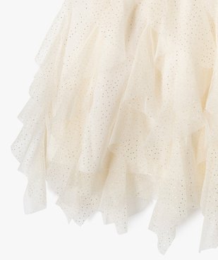 Robe de cérémonie avec jupe en tulle pailleté bébé fille vue2 - GEMO(BEBE DEBT) - GEMO