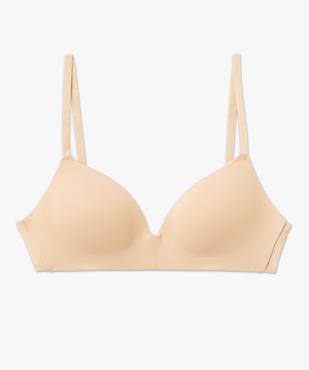 Soutien-gorge triangle sans armature à bonnets moulés vue4 - GEMO 4G FEMME - GEMO