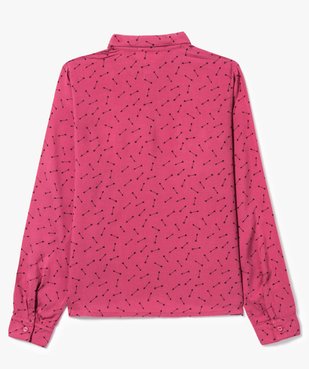 Chemise fluide à motifs vue2 - GEMO (JUNIOR) - GEMO