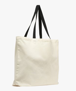 Totebag grand format en coton Gémo vue2 - GEMO (ACCESS) - GEMO