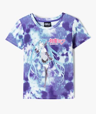 Tee-shirt fille imprimé avec motifs - Hatsune Miku vue1 - HATSUNE MIKU - GEMO