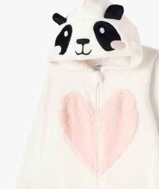 Combinaison pyjama à capuche motif panda fille vue3 - GEMO (ENFANT) - GEMO