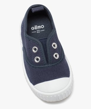 Tennis en toile avec bout renforcé bébé fille vue5 - GEMO(BEBE DEBT) - GEMO