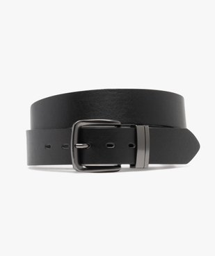 Ceinture avec boucle carrée en métal homme vue2 - GEMO (ACCESS) - GEMO