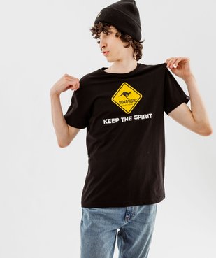 Tee-shirt manches courtes imprimé homme - Roadsign vue1 - ROADSIGN D - GEMO