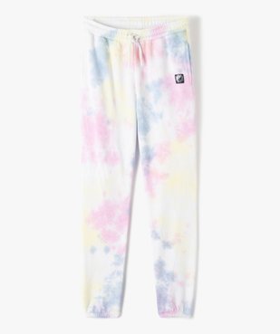 Pantalon de jogging fille multicolore effet tie and dye vue1 - GEMO (JUNIOR) - GEMO