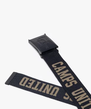 Ceinture en toile tissée homme - Camps United vue2 - CAMPS UNITED - GEMO