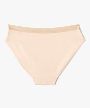 Culottes unies avec ceinture satinée fille (lot de 3) vue3 - GEMO 4G FILLE - GEMO