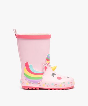 Bottes de pluie fille en caoutchouc fantaisie licorne vue1 - LOVELY WINGS - GEMO