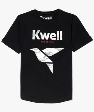 Tee-shirt avec logo imprimé camouflage - Kwell by Soprano vue1 - KWELL - GEMO