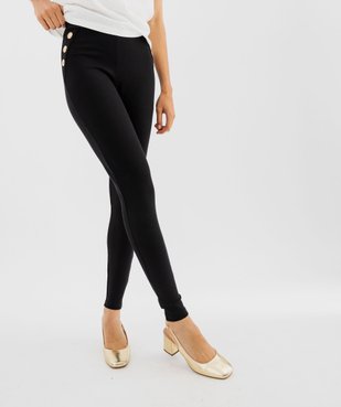 Leggings avec boutons sur les hanches femme vue6 - GEMO(FEMME PAP) - GEMO