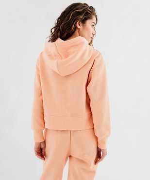 Sweat à capuche coupe courte femme vue4 - GEMO(FEMME PAP) - GEMO