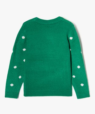 Pull de Noël avec motif nounours fille vue4 - GEMO (ENFANT) - GEMO