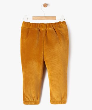 Pantalon en velours côtelé avec doublure polaire bébé vue4 - GEMO(BEBE DEBT) - GEMO