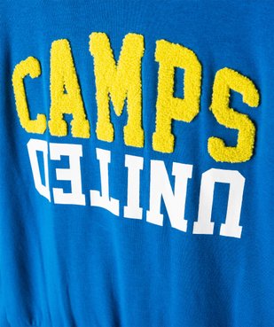 Sweat fille en molleton doux avec motif bouclette - Camps United vue3 - CAMPS UNITED - GEMO