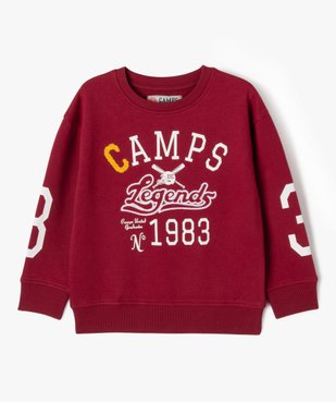 Sweat molletonné avec inscriptions garçon - Camps United vue1 - CAMPS - GEMO