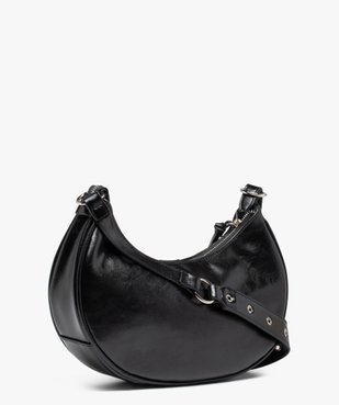 Sac besace femme demi-lune look rock vue2 - GEMO (ACCESS) - GEMO