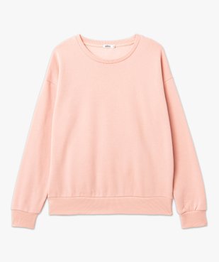 Sweat en molleton coupe loose uni femme vue4 - GEMO(FEMME PAP) - GEMO