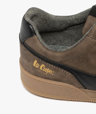 Baskets homme rétro en suédine et avec bandes latérales - Lee Cooper vue6 - LEE COOPER - GEMO