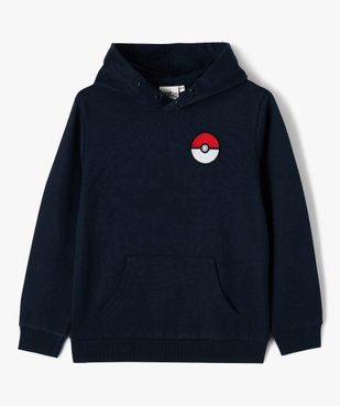 Sweat à capuche imprimé Pikachu garçon - Pokémon vue1 - POKEMON - GEMO