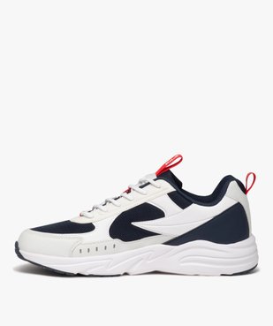 Baskets homme dessus en mesh et à lacets style running - Fila vue3 - FILA - GEMO