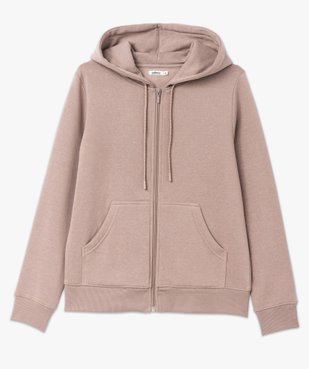 Sweat zippé à capuche femme vue4 - GEMO(FEMME PAP) - GEMO