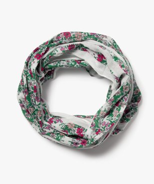 Foulard snood à motifs fleuris fille - LuluCastagnette vue1 - LULUCASTAGNETTE - GEMO