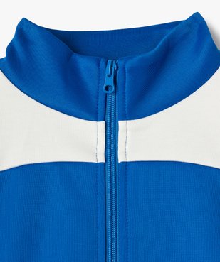 Sweat zippé avec col montant spécial sport fille vue4 - GEMO (JUNIOR) - GEMO