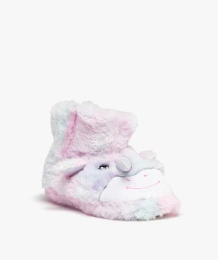 Chaussons montants en forme de licorne fille vue1 - GEMO (ENFANT) - GEMO