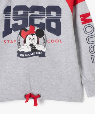 Sweat fille à taille ajustable motif Minnie - Disney vue2 - MINNIE - GEMO