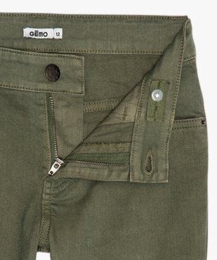 Pantalon garçon style jean slim 5 poches vue4 - GEMO 4G GARCON - GEMO