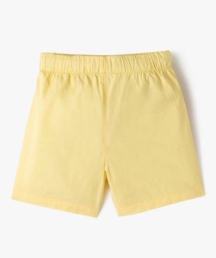 Bermuda en coton léger à taille élastique garçon vue5 - GEMO (ENFANT) - GEMO