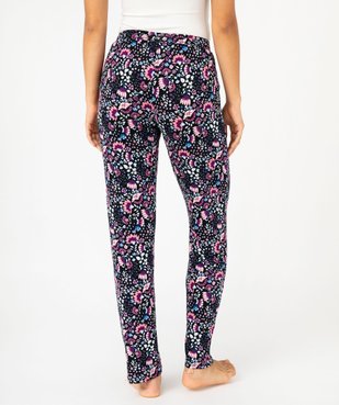 Pantalon de pyjama fluide femme vue3 - GEMO 4G FEMME - GEMO