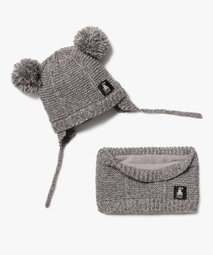 Ensemble hiver 2 pièces bébé bonnet et écharpe - LuluCastagnette vue1 - LULUCASTAGNETTE - GEMO